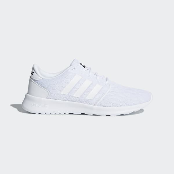 adidas Cloudfoam QT Racer Shoes - White 