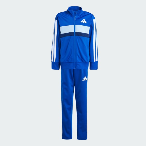 modrá Sportovní souprava Seasonal Essentials Tiberio 3-Stripes Tricot Kids