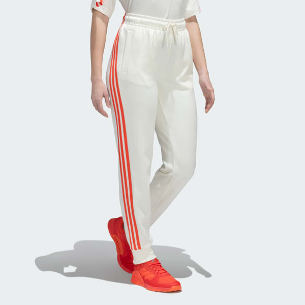 White FUTURE ICONS 3 STRIPES PANTS