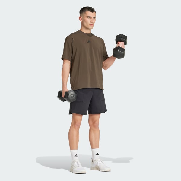 Black Pump Workout Shorts