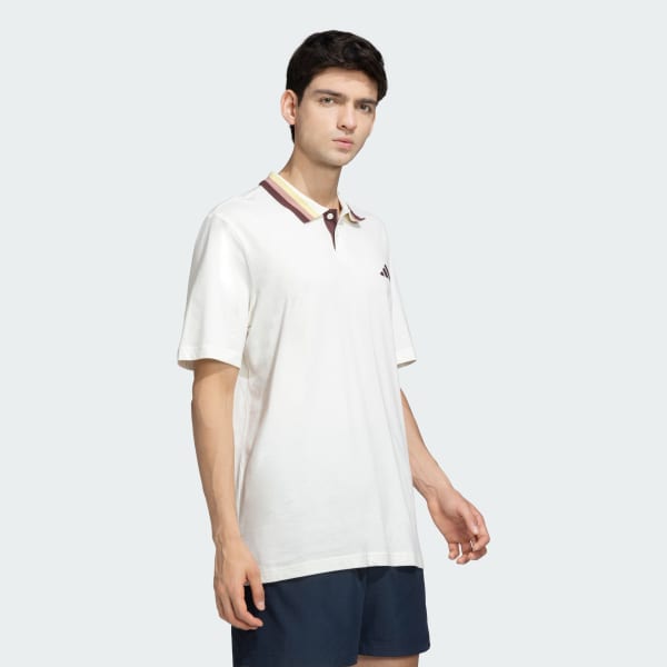 White adidas Sportswear Polo Shirt