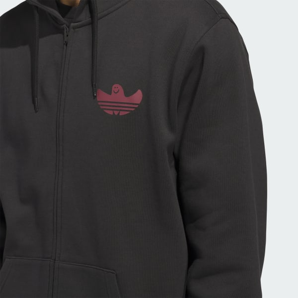 adidas Shmangry Zip Up Graphic Hoodie - Black | Free