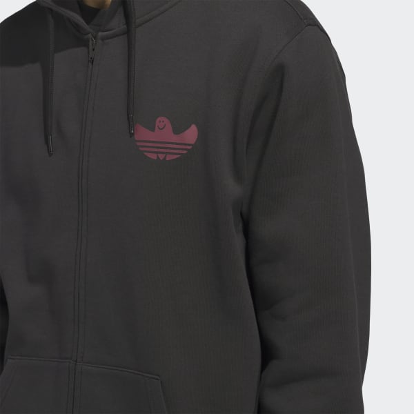 adidas Shmangry Zip Up Graphic Hoodie - Black | Free