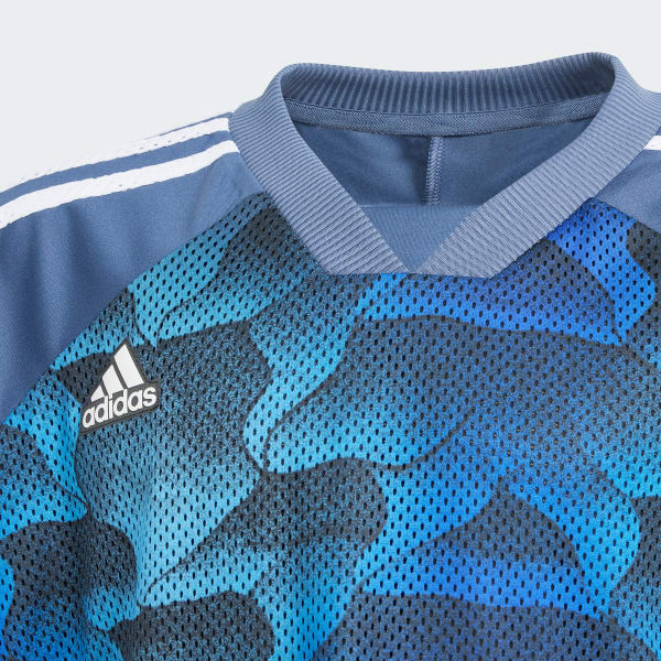 Azul Camiseta Tiro Summer Infantil 