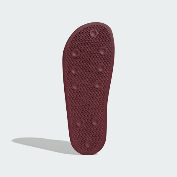 White Adilette Slides