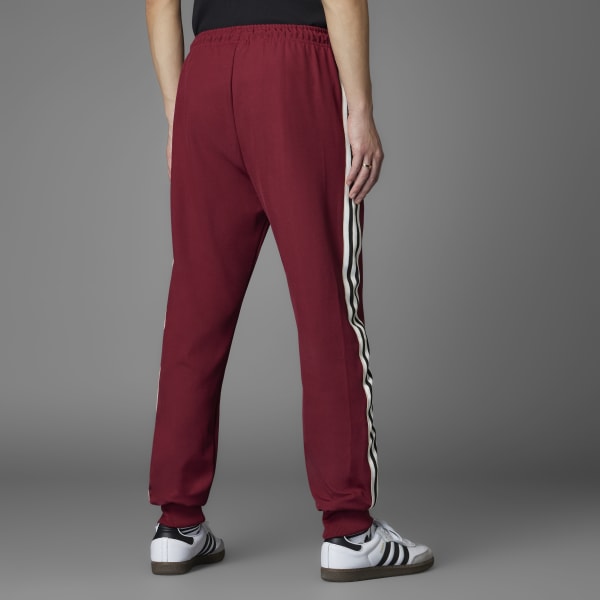 【美品】adidas トラックパンツ　バーガンディ 2025年最新】バーガンディ トラックジャージの人気アイテム