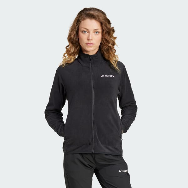 Nero Giacca Terrex Multi-Zip Fleece