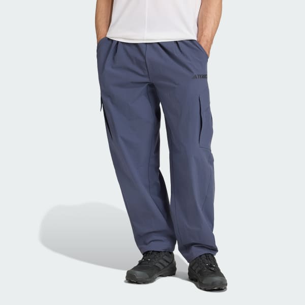 Niebieski Spodnie Terrex Xploric Cargo