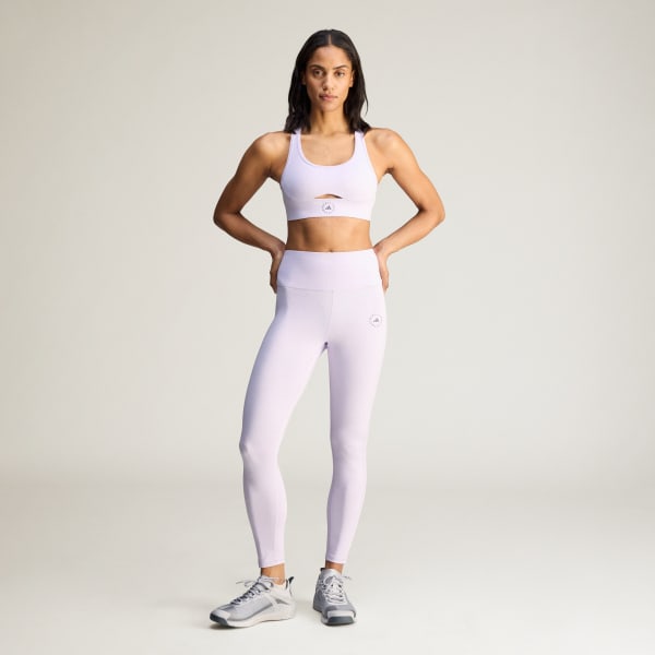 Mor adidas by Stella McCartney Yoga Sporcu Sütyeni