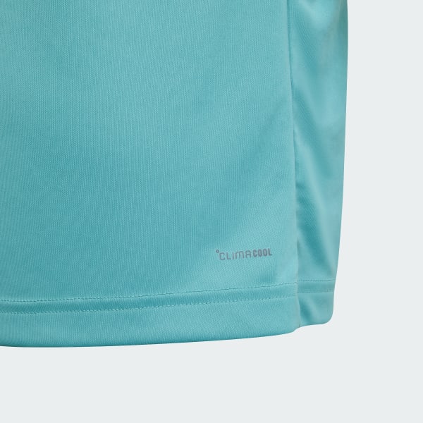 Turquoise T-shirt 3 bandes Club Tennis Enfants