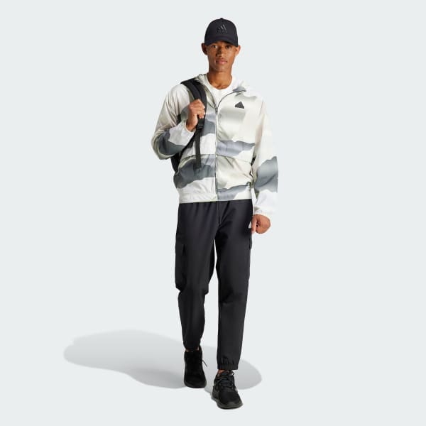 Multicolor City Escape Full-Zip Hoodie