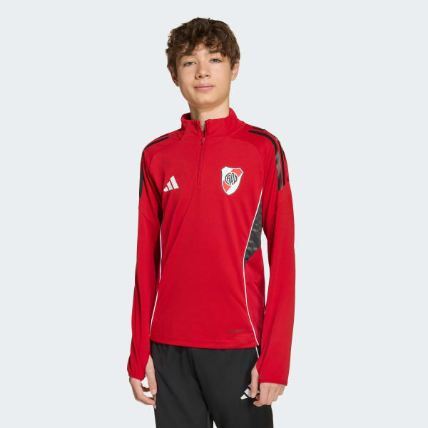Rojo Buzo de Entrenamiento de River Plate Tiro 25 Competition (Niños)