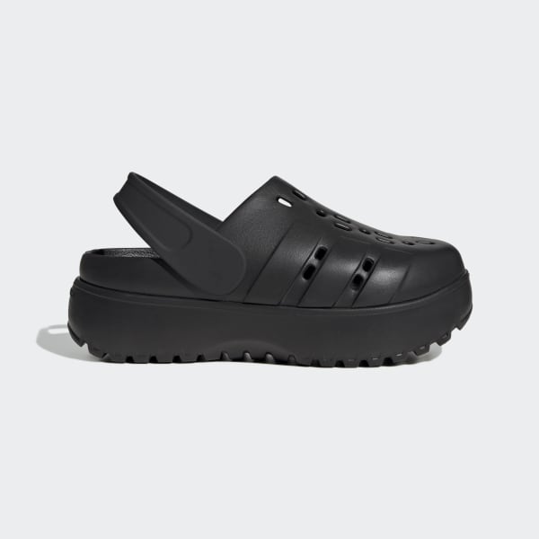 ★adidas★ Adilette platform clog JR2626 Adidas Adilette Platform Clog Women's Fashion Sneakers Shoes