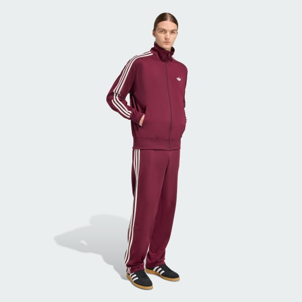 Burgundy FIREBIRD TRACK TOP