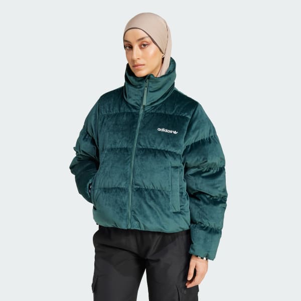 Adidas originals girls' velour jacket junior shop