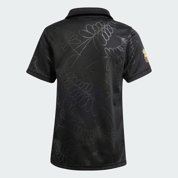Black All Blacks Rugby Home Jersey Kids