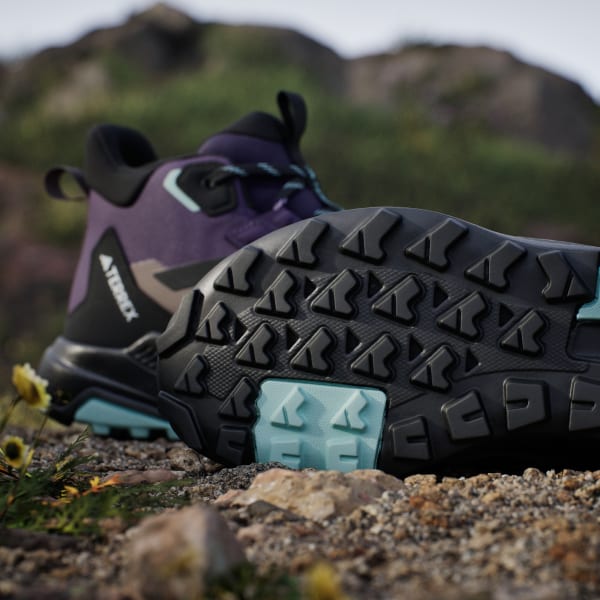 ロニージョ adidas Terrex Anylander Mid Rain.Rdy Hiking Shoes - Purple