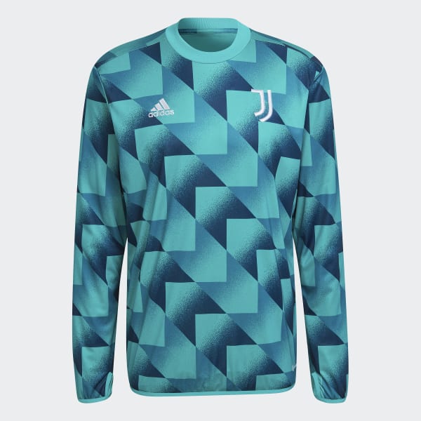 Turquoise Juventus Pre-Match Warm Longsleeve TY597