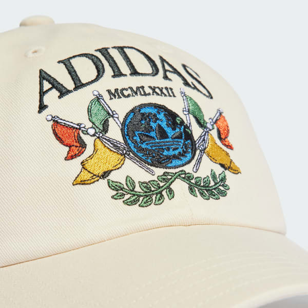 White Sport Graphic Cap