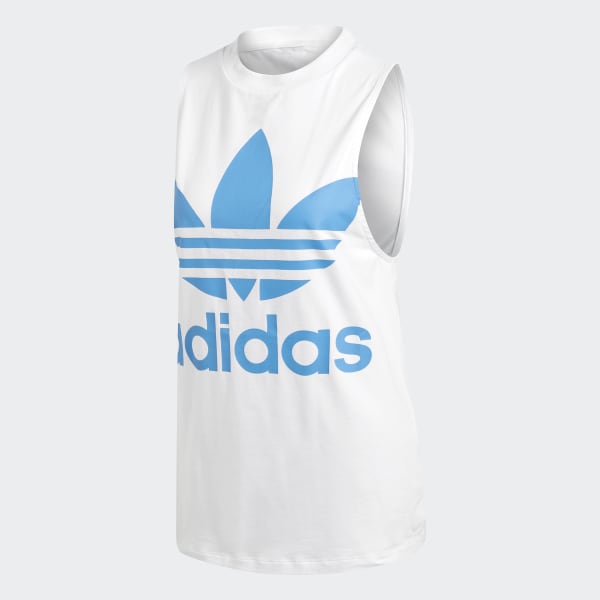 adidas trefoil mesh tank top