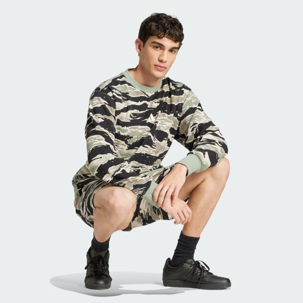 Multicolor Sudadera Seasonal Essentials Camo