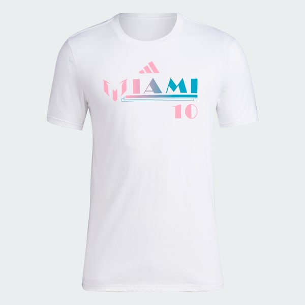 Blanco Remera Messi Miami Blanca