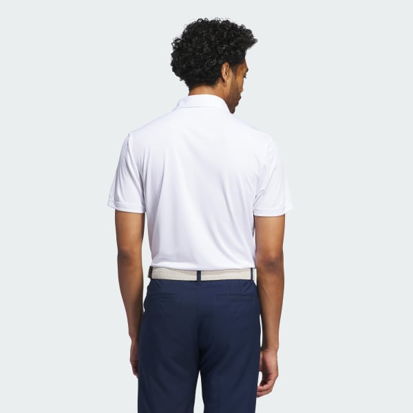 White Core Chest Stripe Polo Shirt