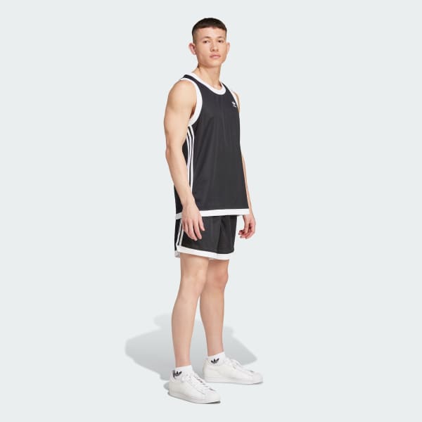 Sort Mock Eyelet shorts