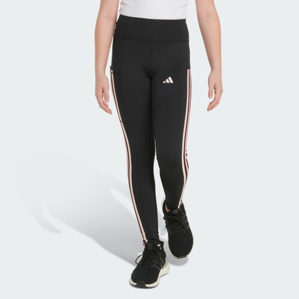 adidas AEROREADY 3 Stripes Cellphone Pocket Leggings Black Free Shipping with adiClub adidas US