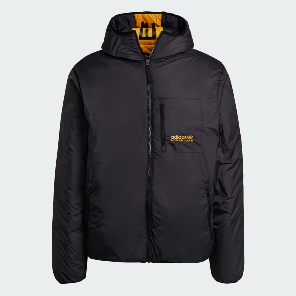 Noir Veste adidas Adventure Reversible Puffer JJW77