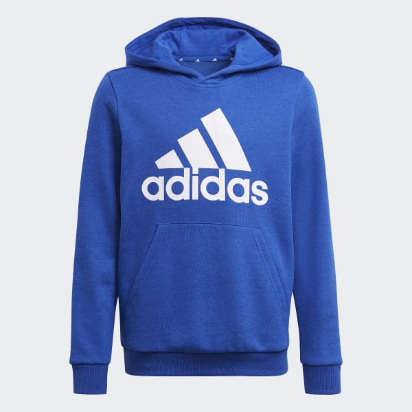 ブルー adidas エッセンシャル パーカー