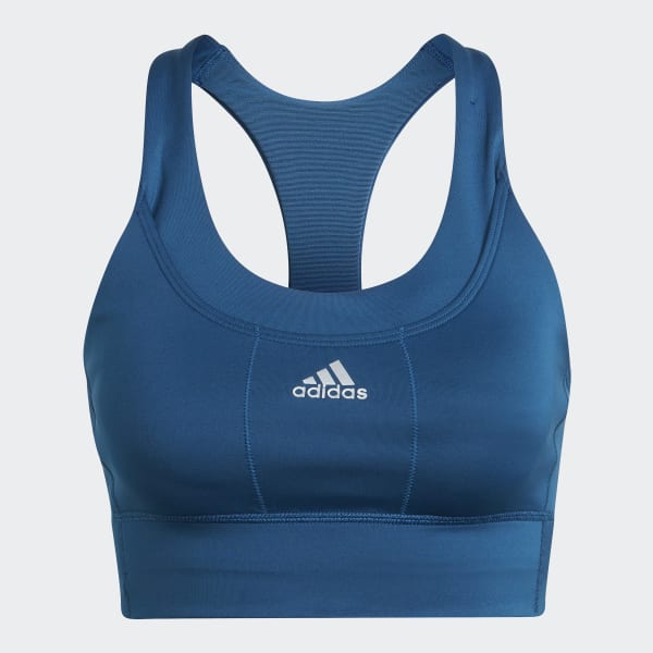 modrá Športová podprsenka Running Medium-Support Pocket