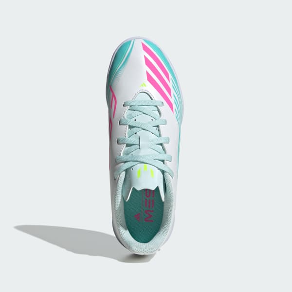 Branco Chuteiras de Futsal F50 MESSI CLUB Infantis