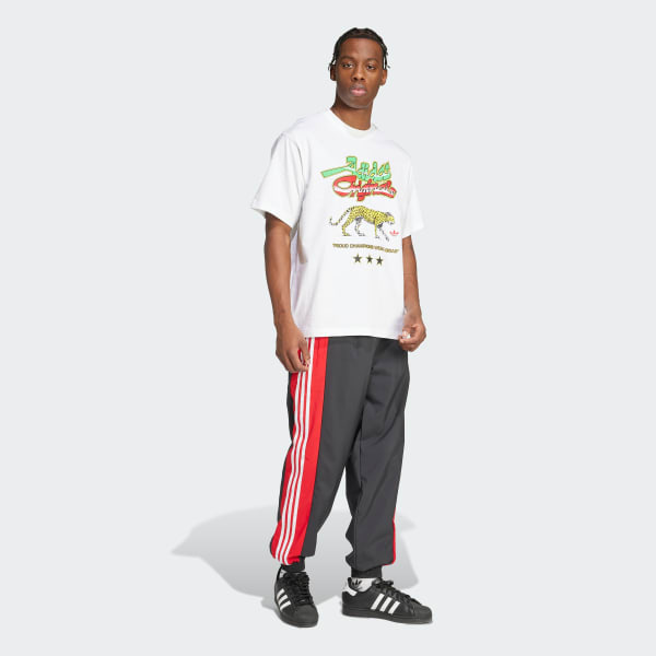 Blanco Polo adidas Originals Champions Estampado