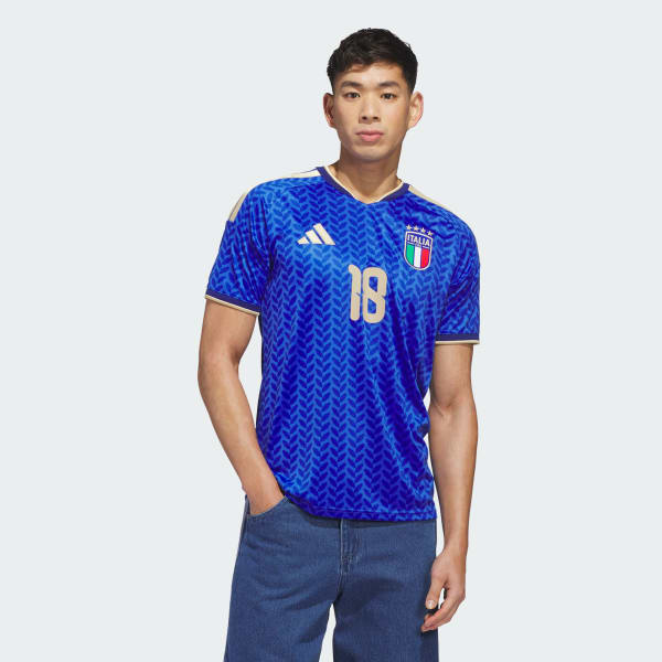 adidas Italy 26 Home Calafiori Jersey - Blue | Free Shipping with