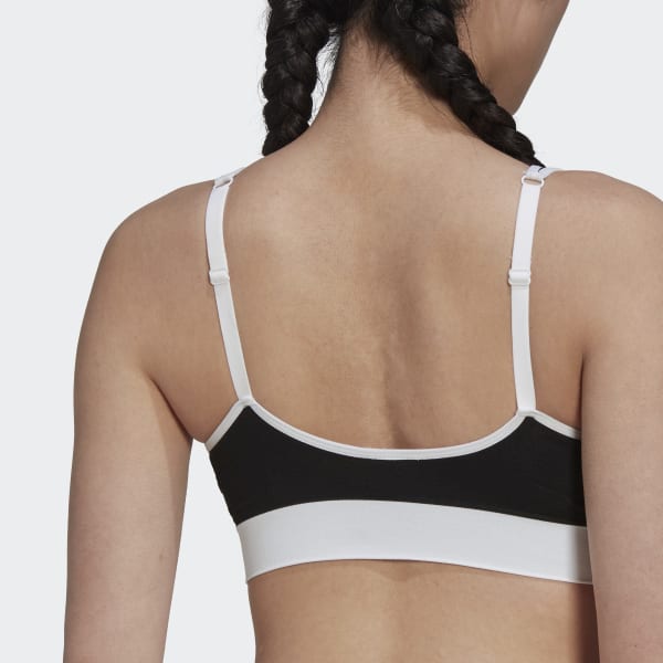 cierna Podprsenkový top Modern Flex Cotton Scoop Low Back