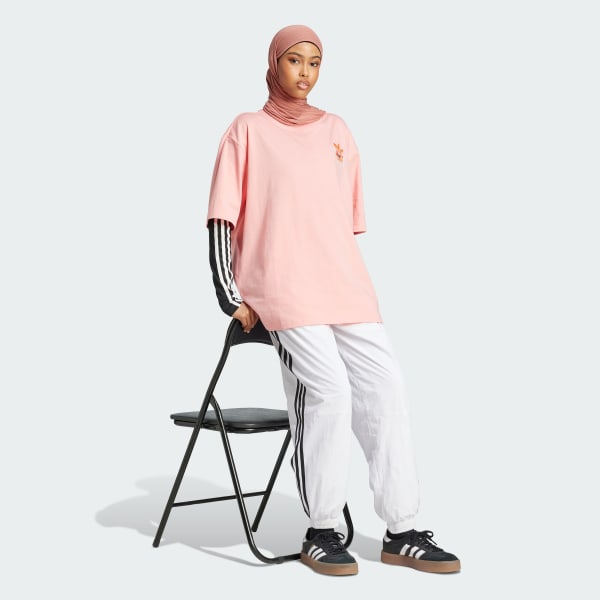Pink adidas Originals Summer Glow Graphic Tee