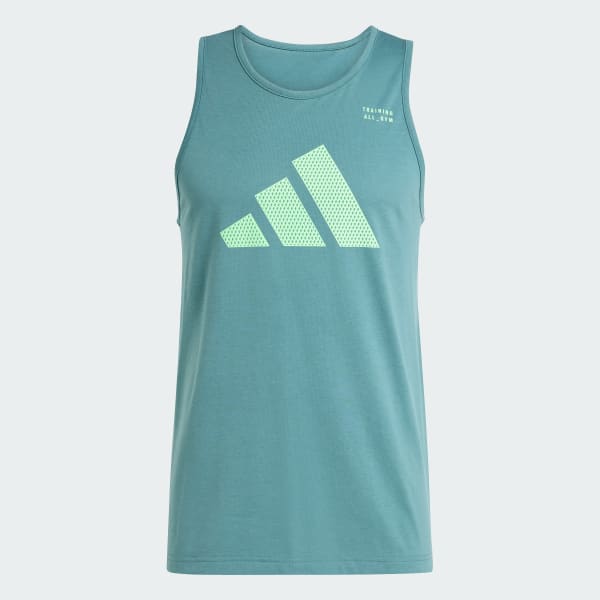 Turquesa Playera Sin Mangas CLIMACOOL Category Training Graphic