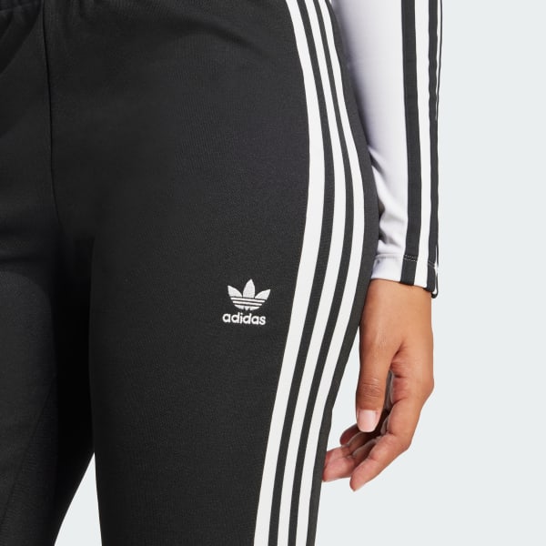 adidas Adicolor 3 Stripes Flared Track Pants Black adidas Deutschland