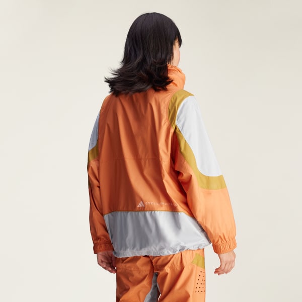 Adidas stella mccartney orange jacket outlet