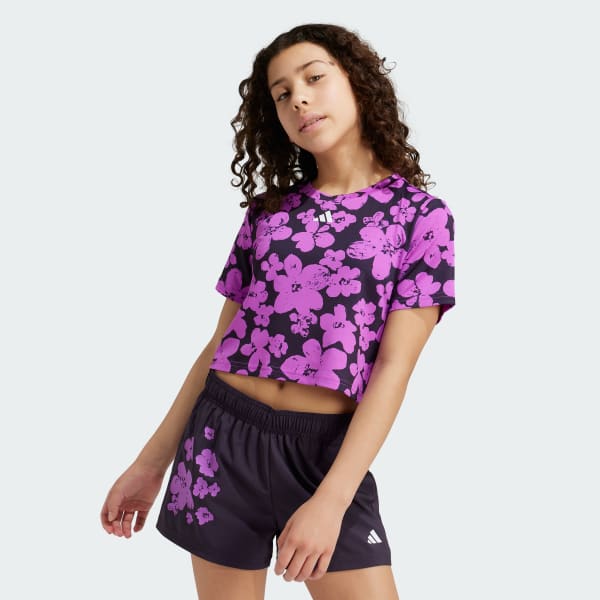 nachová Tričko Train Essentials Seasonal Printed Cropped Training Kids