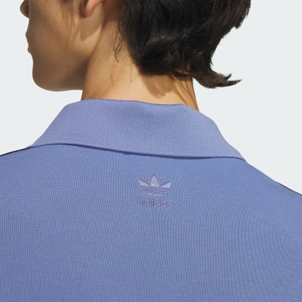 ★★Adairs★★ Football Polo Shirt Blue White IW6308 adidas Trefoil Logo Play Football Graphic Polo Shirt Asia