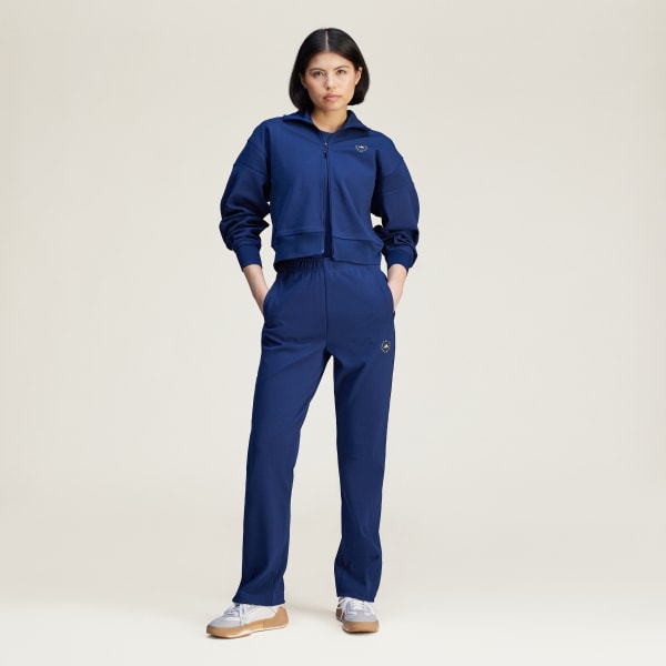 Azul Casaco de Malha adidas by Stella McCartney