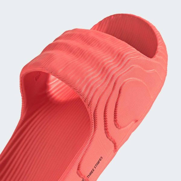 adidas Adilette 22 Slides - Red | Free Shipping with adiClub