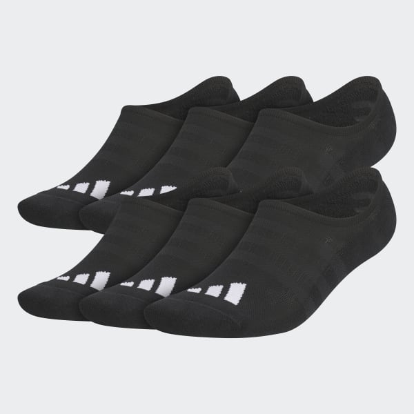 adidas No-Show Socks 6 Pairs - Black | adidas Australia