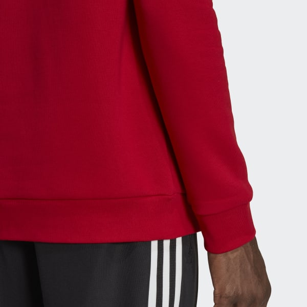 Czerwony Ajax Amsterdam Essentials Trefoil Sweatshirt