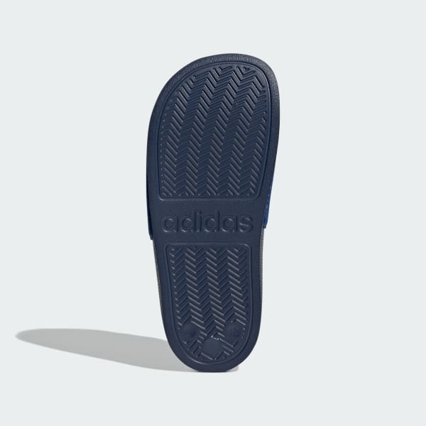 Blue ADILETTE SHOWER LOGO SANDALS KIDS