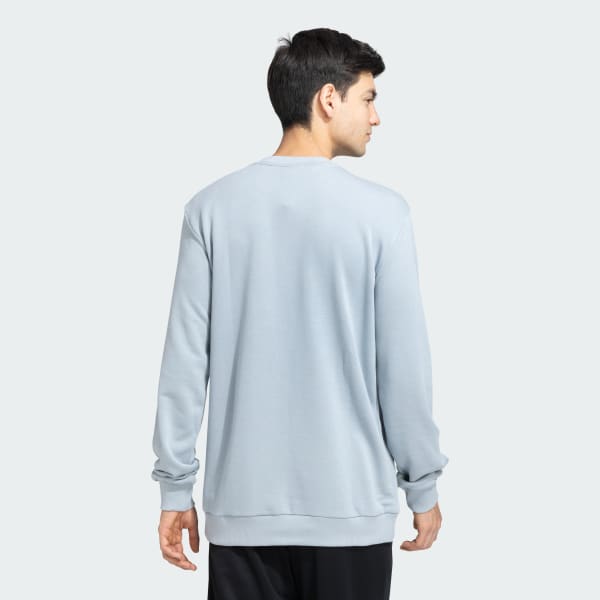 Grey Crewneck Logo Sweatshirt