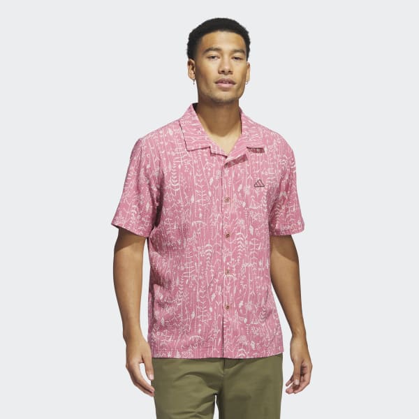 Pink Go-To Camp Golf Shirt