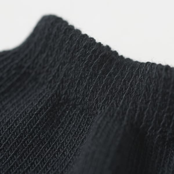 Preto Meia Trefoil Soquete - 3 Pares (UNISSEX)
